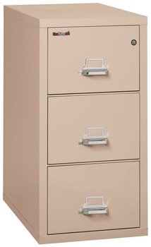 Image Fireproof Fireking 3 Drawer Vertical File Cabinet Letter