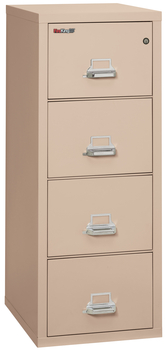 Image Fireproof Fireking 25 Vertical 4 Drawer Letter File Cabinet