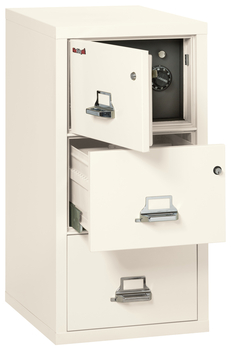 Image Fireproof Fireking 3 Drawer Legal Safe-in-a-File Cabinet