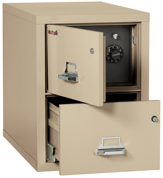 Fireproof Fireking 2 Drawer Legal Safe-in-a-File Cabinet