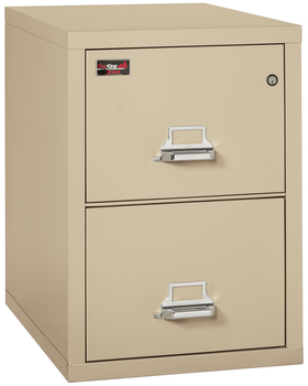 Image Fireproof Fireking 2 Hour Rated 2 Drawer Letter File Cabinet