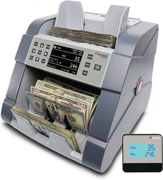 Cassida Premium 2-Pocket Bank-Grade Mixed Denomination Money Counter